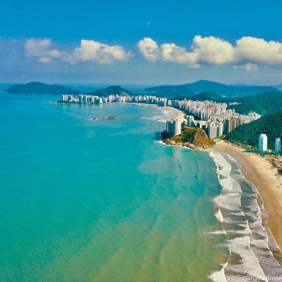 غوارويا Apartamento Praia Da Enseada 2 المظهر الخارجي الصورة