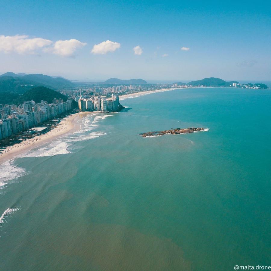 غوارويا Apartamento Praia Da Enseada 2 المظهر الخارجي الصورة